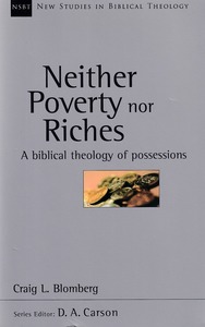 Neither Poverty nor Riches: A Biblical Theology of Possessions (NSBT, Vol. 7) 封面