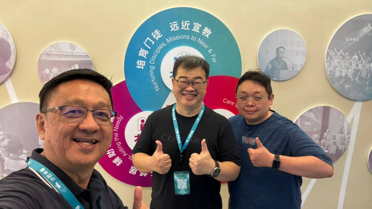 王獻宗 張順權 陳再寬 三人合影