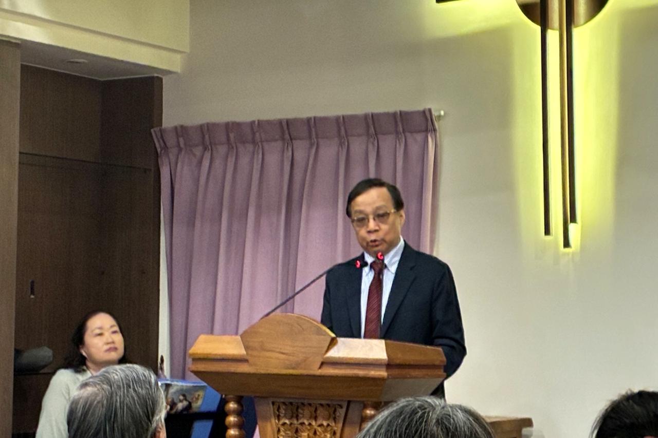 中華基督教浸信會聯會總幹事楊德仁牧師勉勵