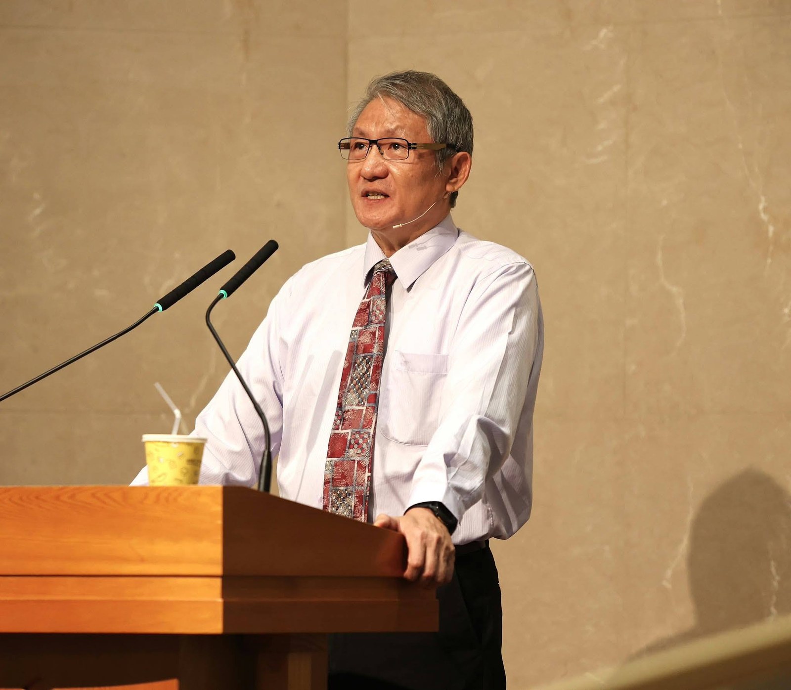 吳道宗以約翰福音18章說明，耶穌在客西馬尼園被捕時仍掌控全局