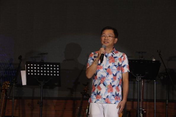 天母扶輪社社長賴香光表示 扶輪社社友大力支持 不到一個月便募到了5百萬元